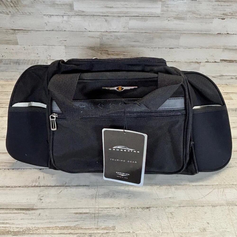 Chrysler Crossfire 24" Black Touring Gear Zip-Up Travel Duffle Bag Luggage